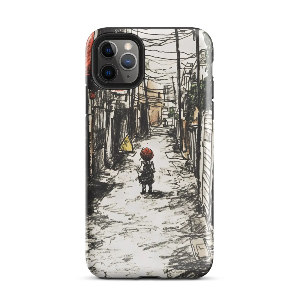 Into the Alleyway: A Journey of Nostalgia | Phone Case |  11 Pro Max | Tough Case | Glossy