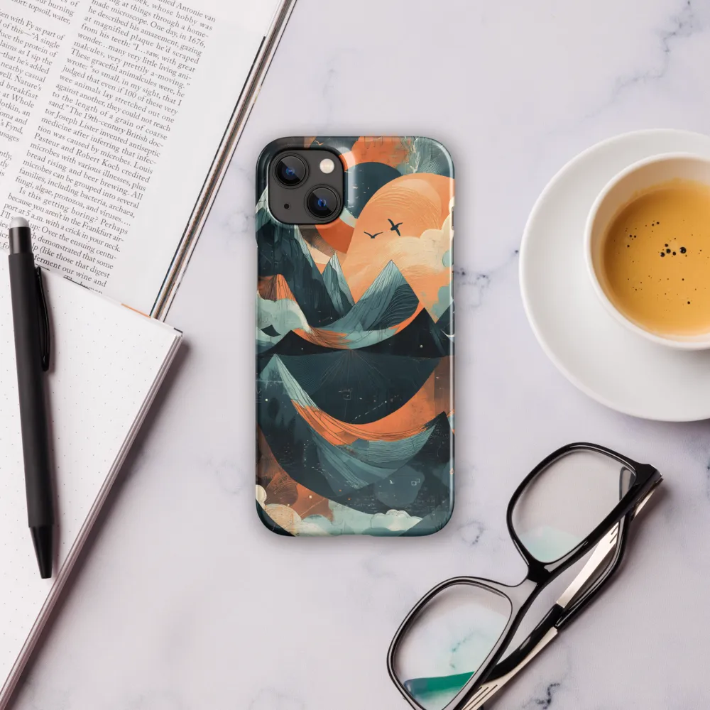 Twilight Over the Peaks | Phone Case |  14 Plus | Snap Case | Glossy