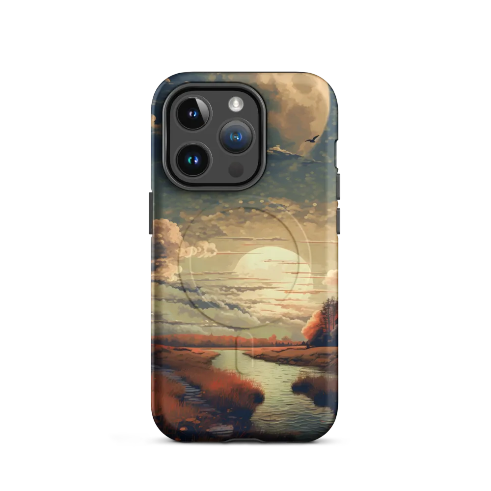 Whispers of Dusk: A Tranquil River Landscape