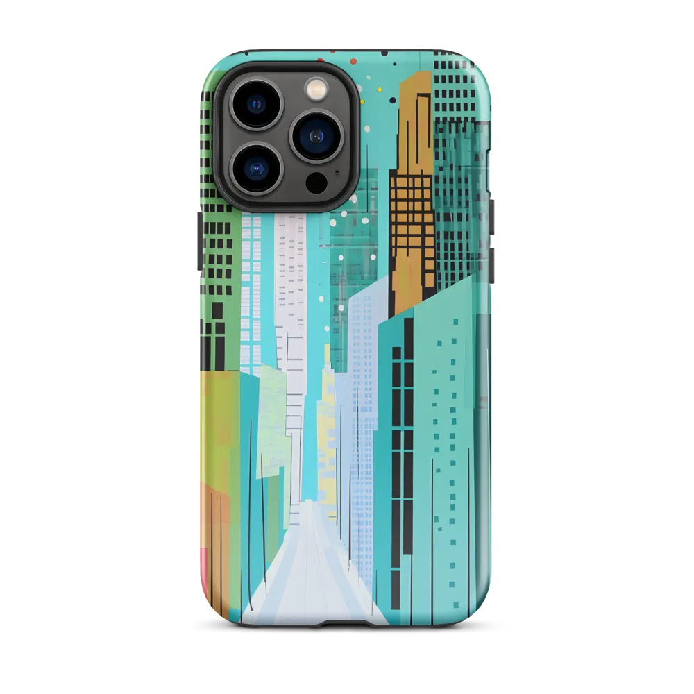 Urban Symphony in Turquoise