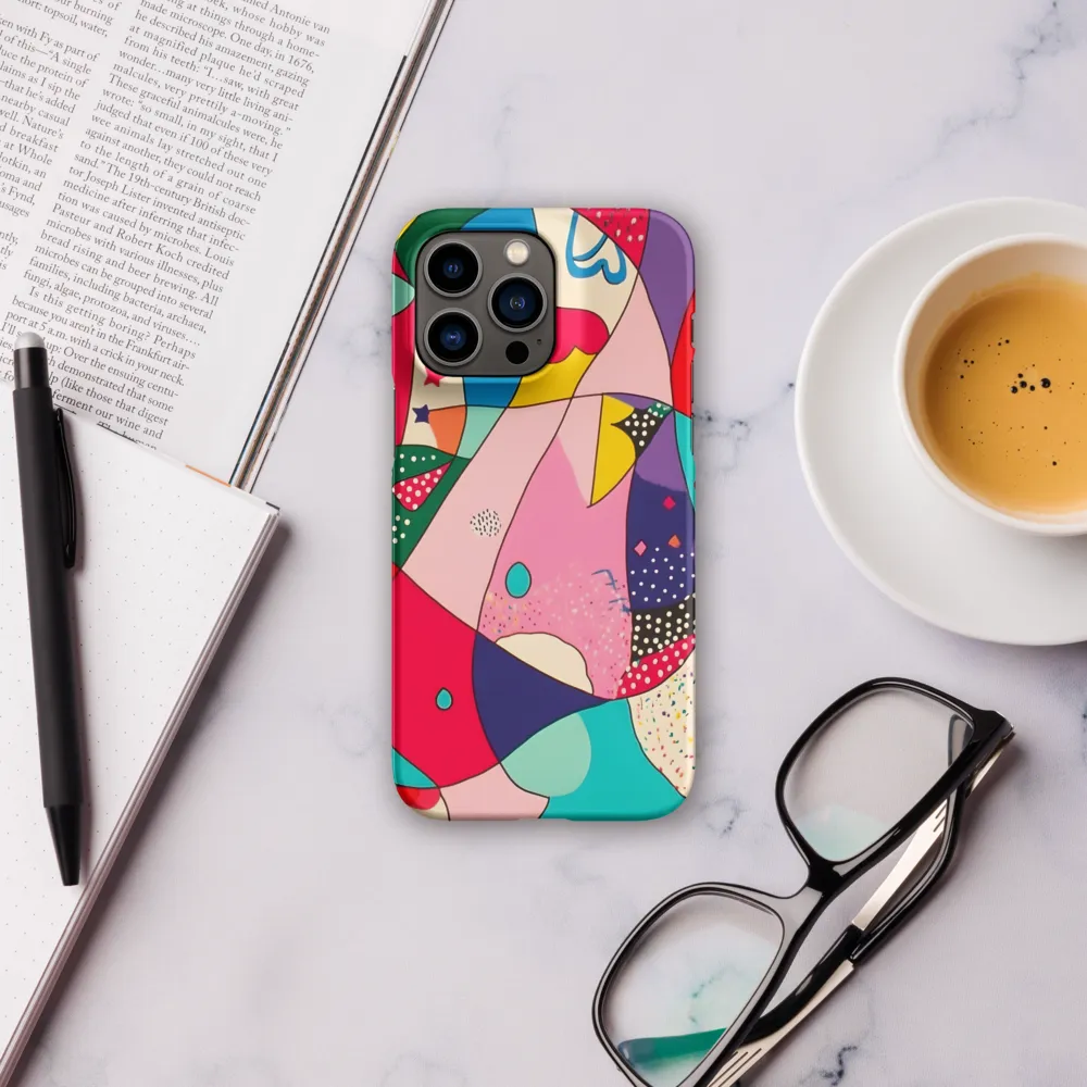 Playful Geometry in Color | Phone Case |  14 Pro Max | Snap Case | Matte