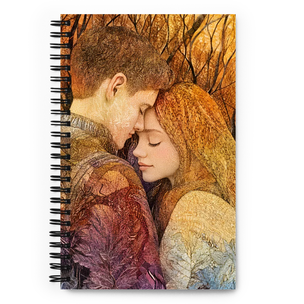 Embrace of Autumn | Spiral Notebook