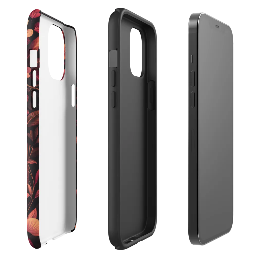 Enigmatic Feline Flora | Phone Case |  12 Pro Max | Tough Case | Matte