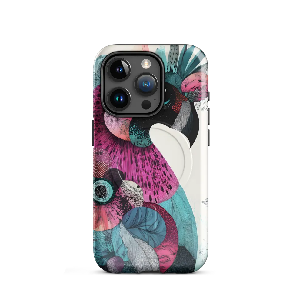 Vibrant Flamingo | Phone Case |  15 Pro | MagSafe® Tough Case | Glossy