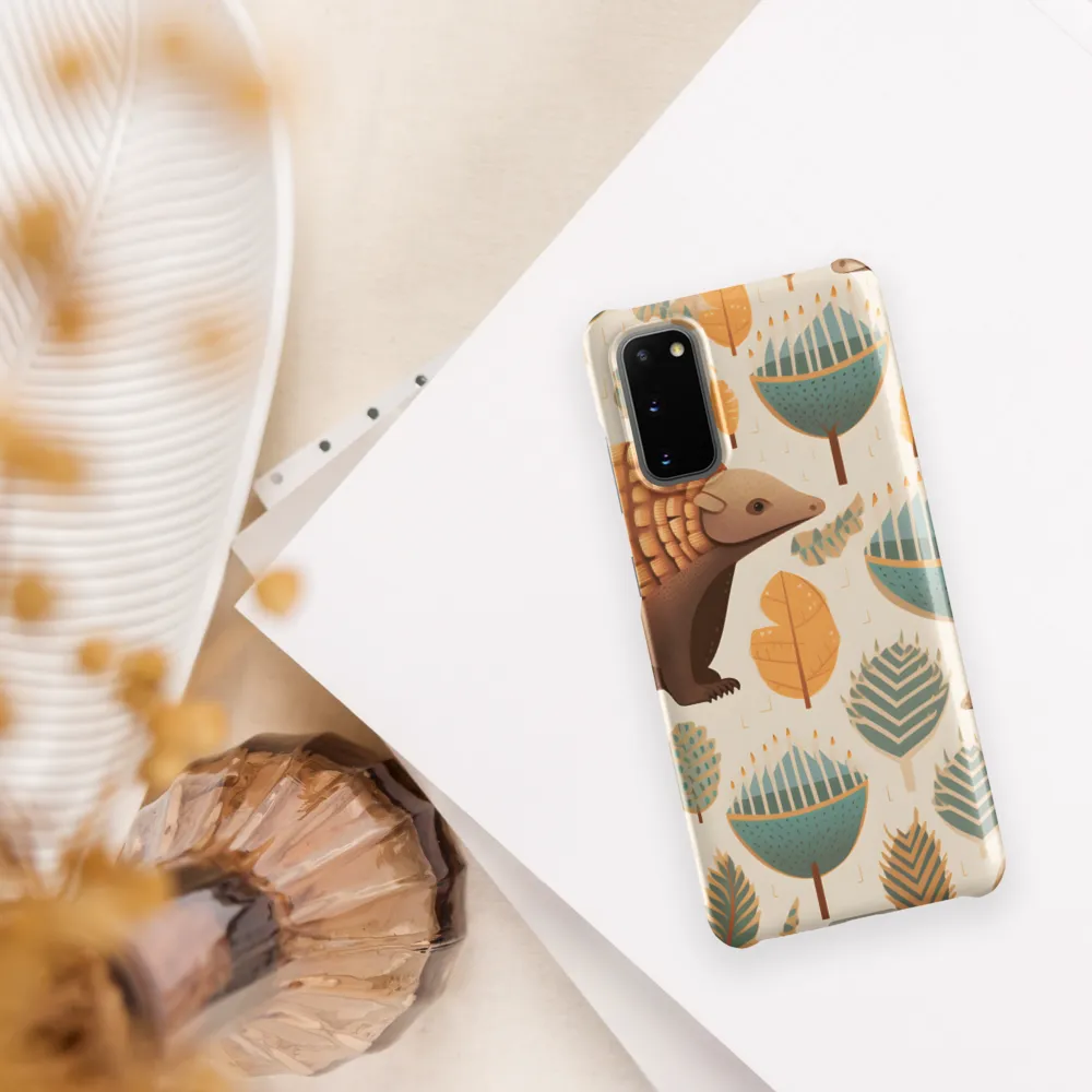 Pangolins in a Whimsical Habitat