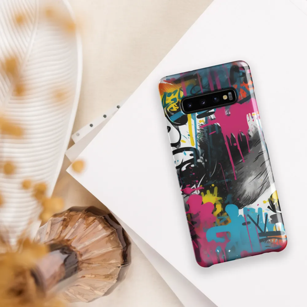 Urban Symphony: The Playful Panda | Phone Case |  S10 Plus | Snap Case | Glossy