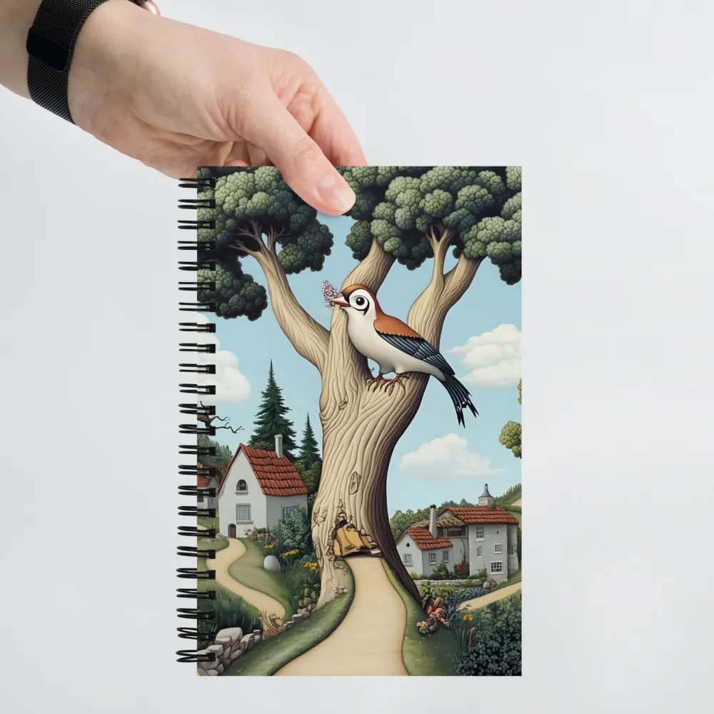 Whimsical Whispers of Nature | Spiral Notebook