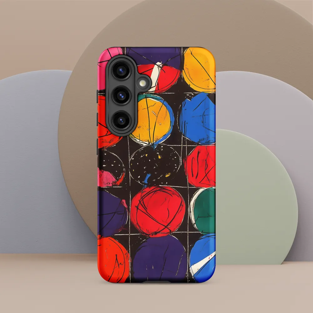 Colorful Circles in Abstract Harmony