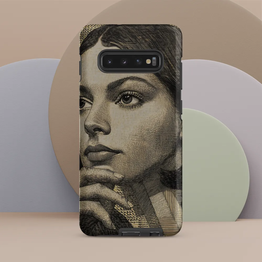 Contemplative Reflection | Phone Case |  S10 Plus | Tough Case | Matte