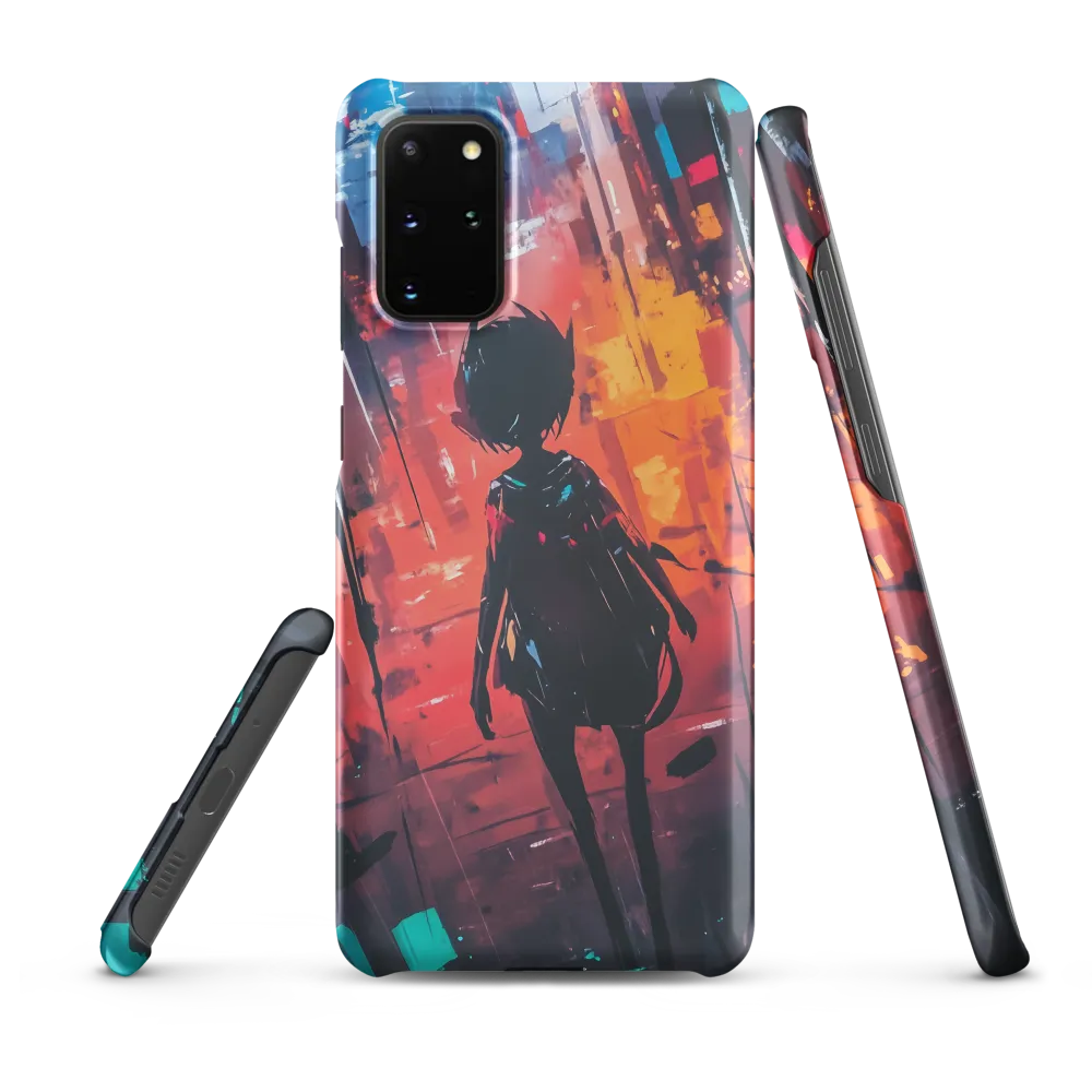 Silhouette in the Urban Abyss | Phone Case |  S20 Plus | Snap Case | Matte