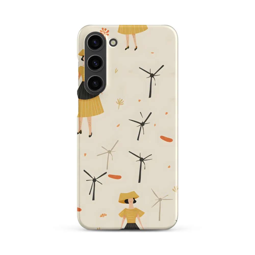 Whimsical Patterns of Nature and Femininity | Phone Case |  S23 Plus | Snap Case | Matte