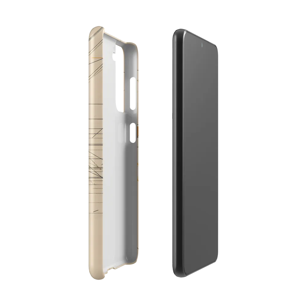 Abstract Profile: A Minimalist Exploration | Phone Case |  S21 | Snap Case | Matte