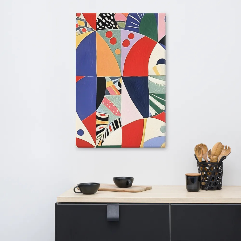 Dynamic Mosaic Symmetry | Canvas | 24″×36″