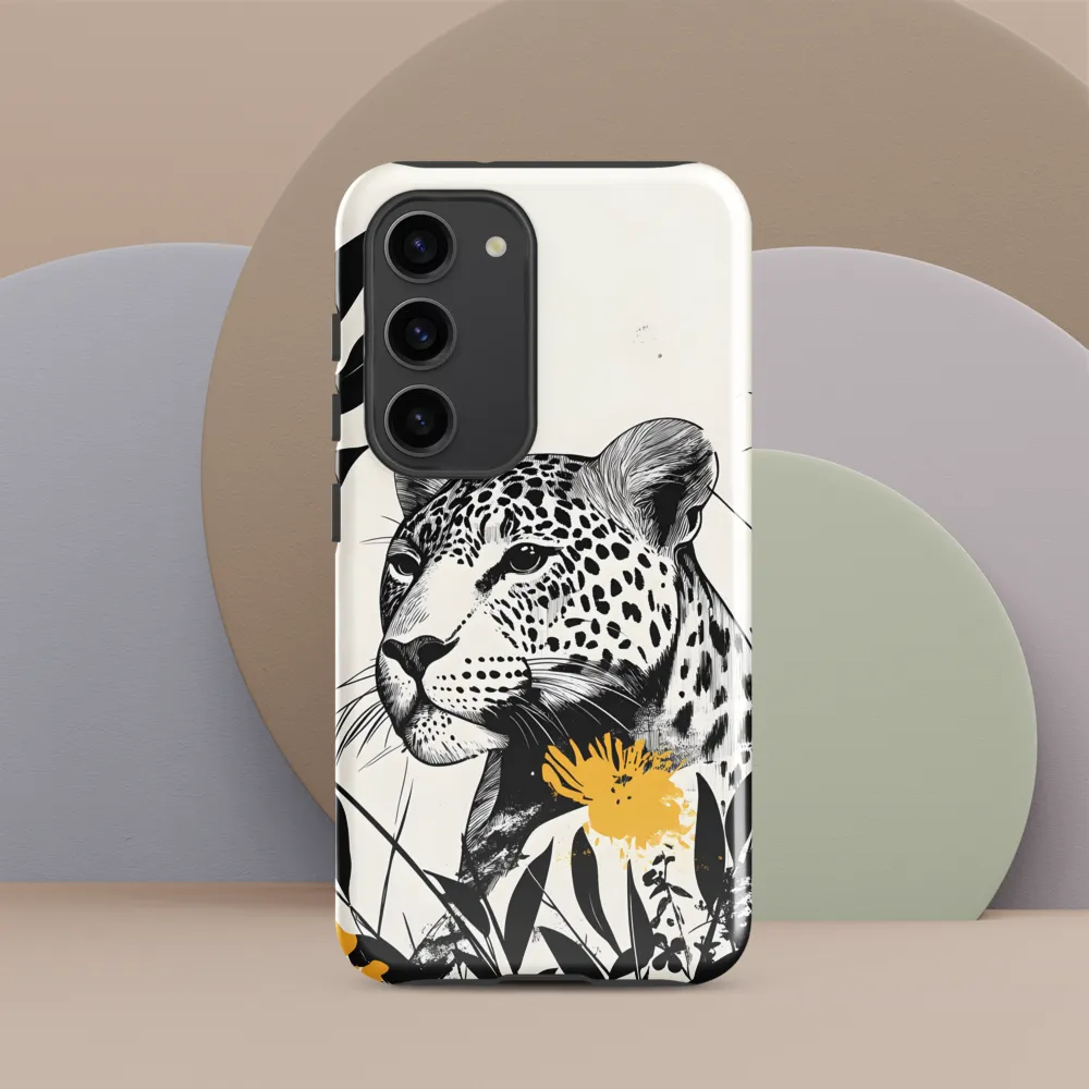 Majestic Leopard Amongst Flora