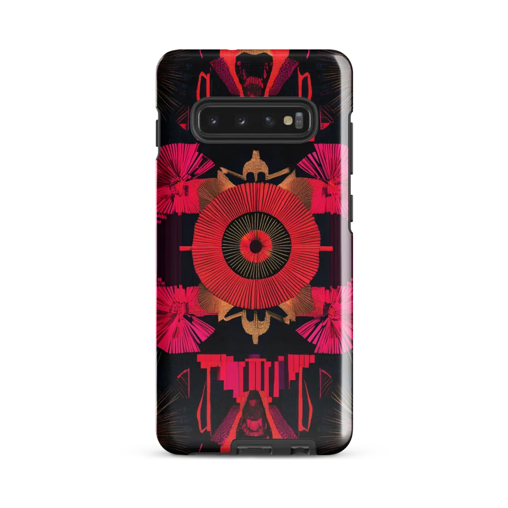 Dynamic Geometric Symphony | Phone Case |  S10 Plus | Tough Case | Glossy