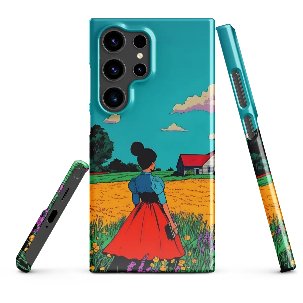 Whispers of a Sunlit Meadow | Phone Case |  S24 Ultra | Snap Case | Glossy