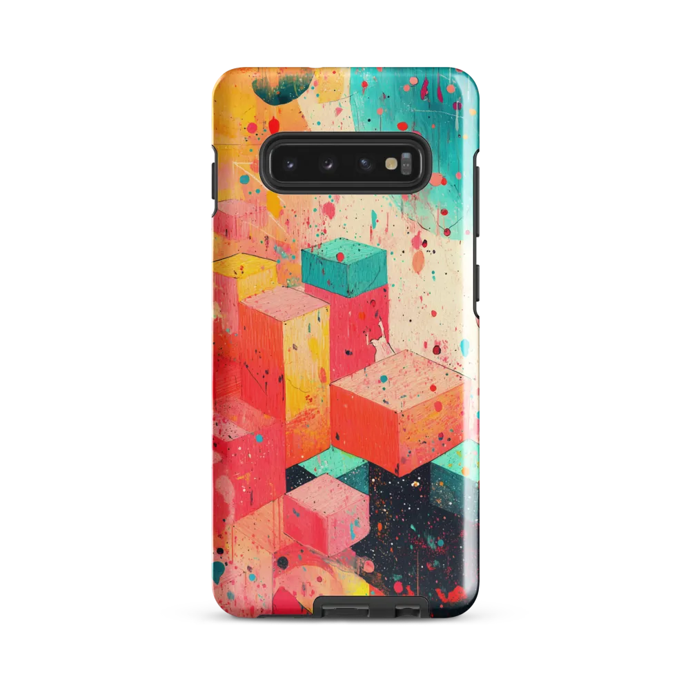 Cubist Symphony in Color | Phone Case |  S10 Plus | Tough Case | Glossy