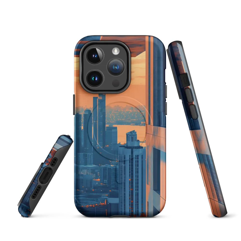 Urban Serenity: A Digital Perspective | Phone Case |  14 Pro | MagSafe® Tough Case | Matte