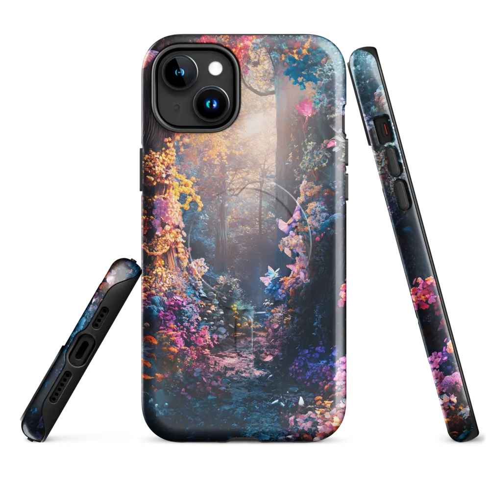 Enchanted Butterfly Forest | Phone Case |  15 Plus | MagSafe® Tough Case | Glossy
