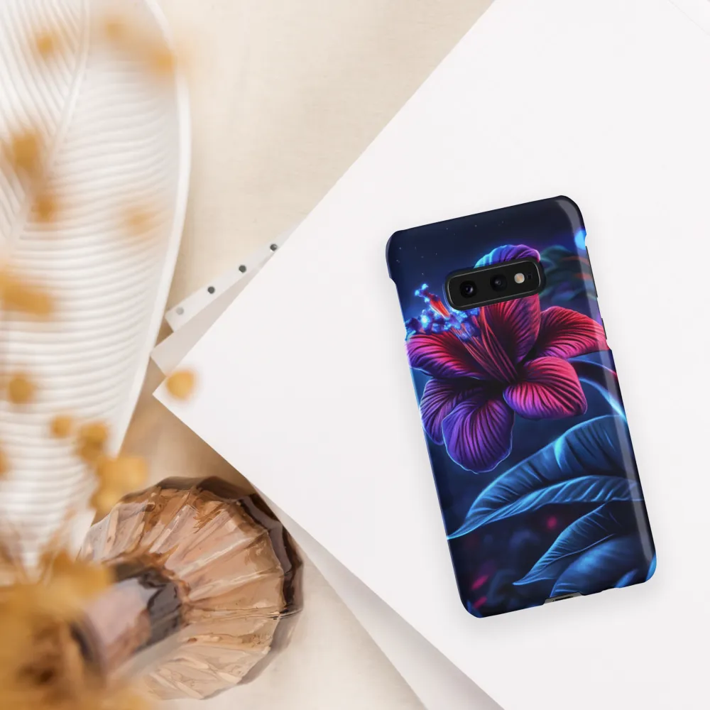 Illuminated Serenity: The Surreal Blossom