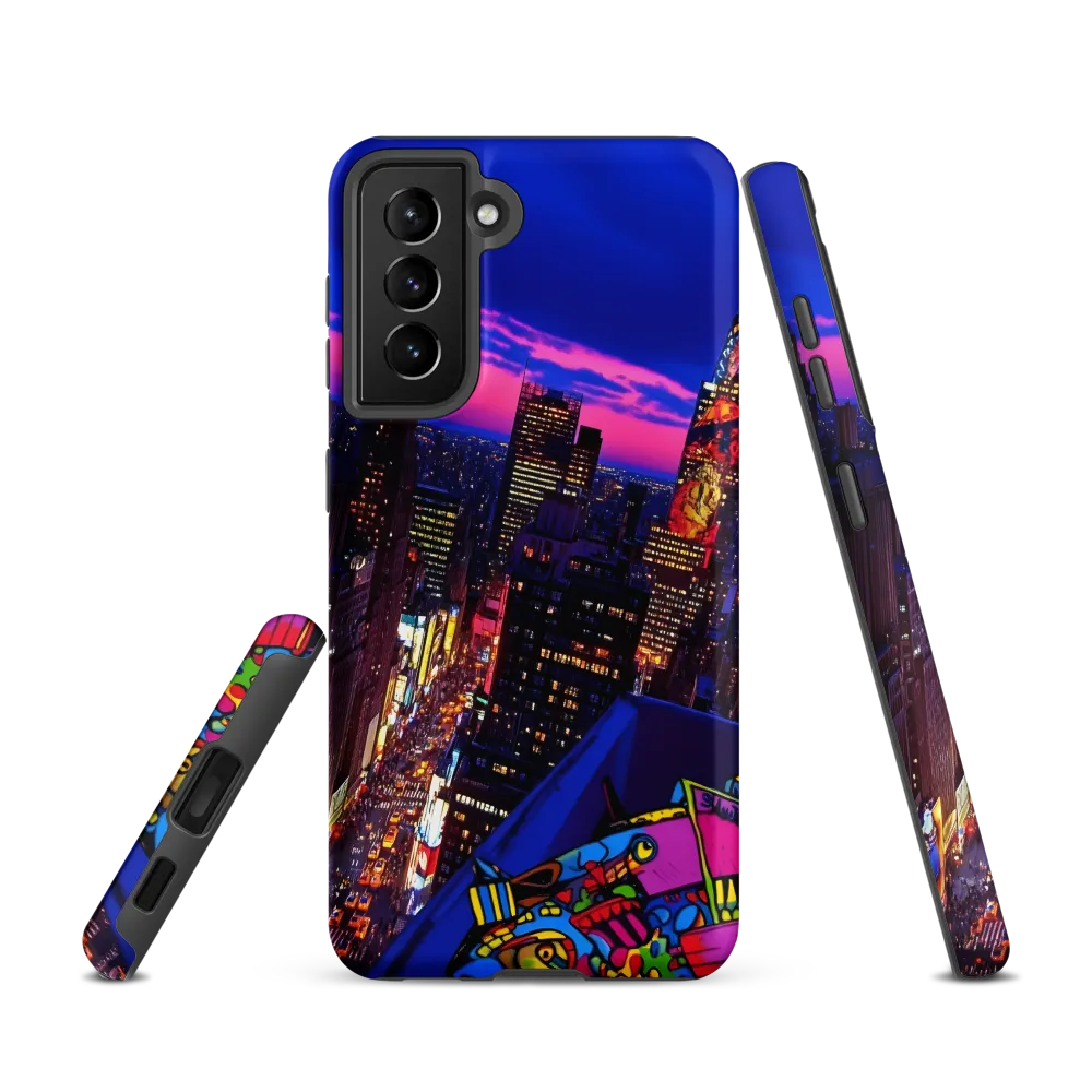 Neon Twilight: A City in Vibrance