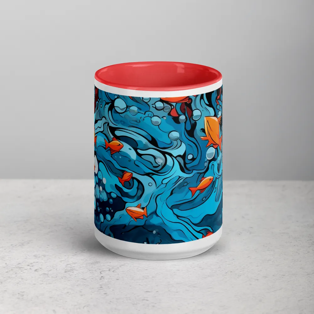 Fluid Harmony: Ocean and Flames