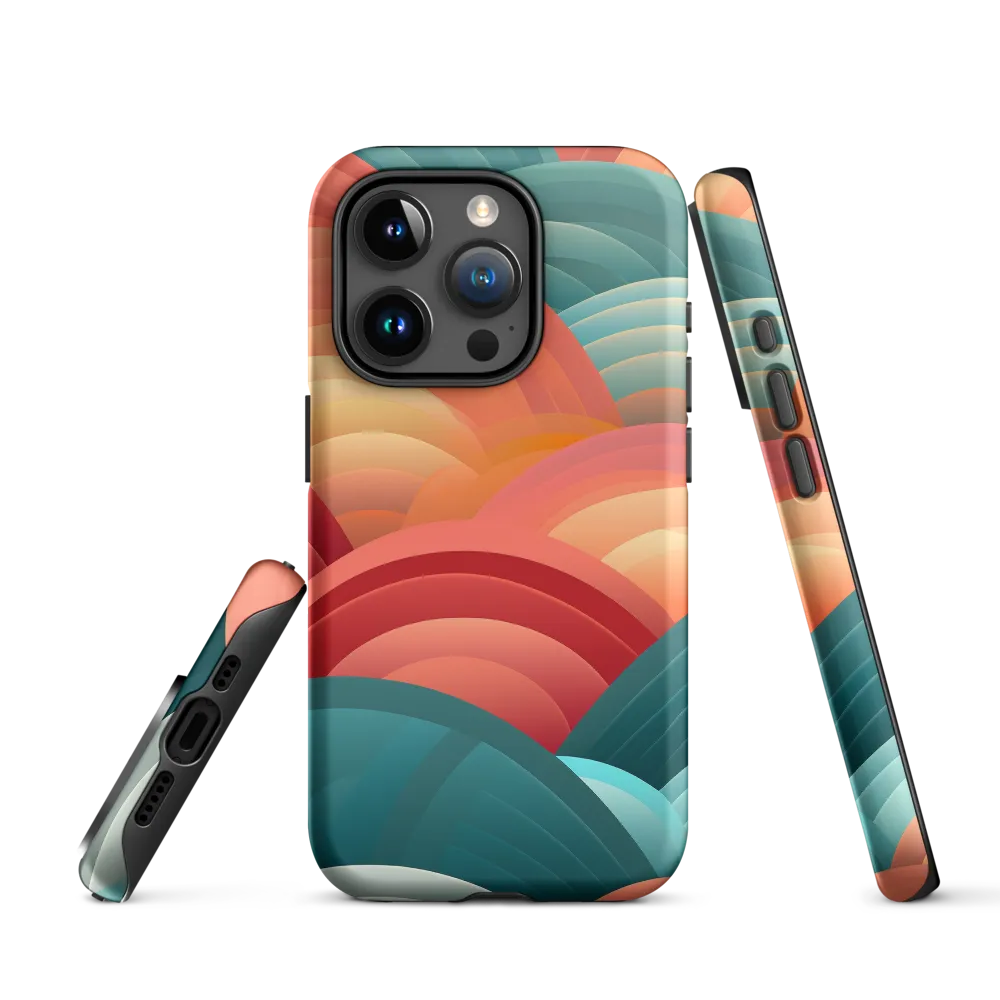 Rhythms of the Waves | Phone Case |  15 Pro | Tough Case | Matte