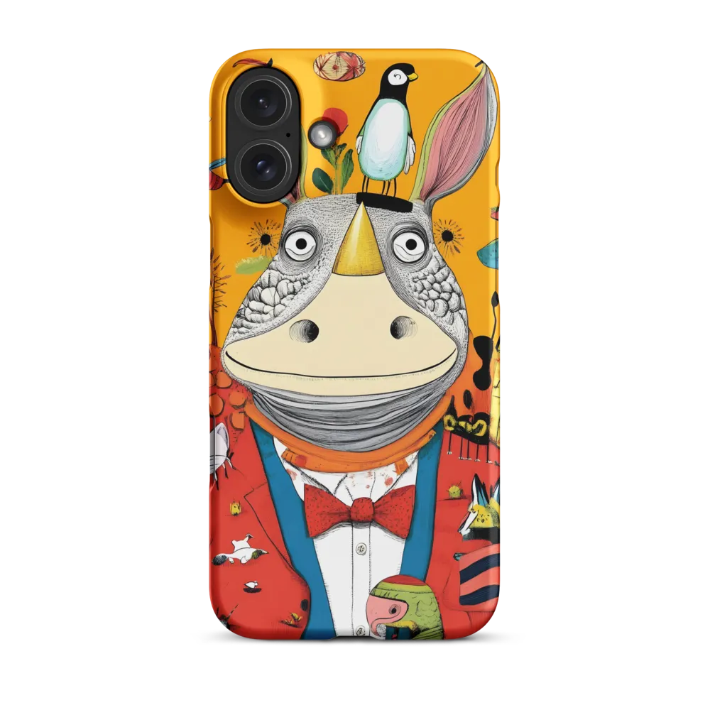Whimsical Rhinoceros: A Playful Encounter