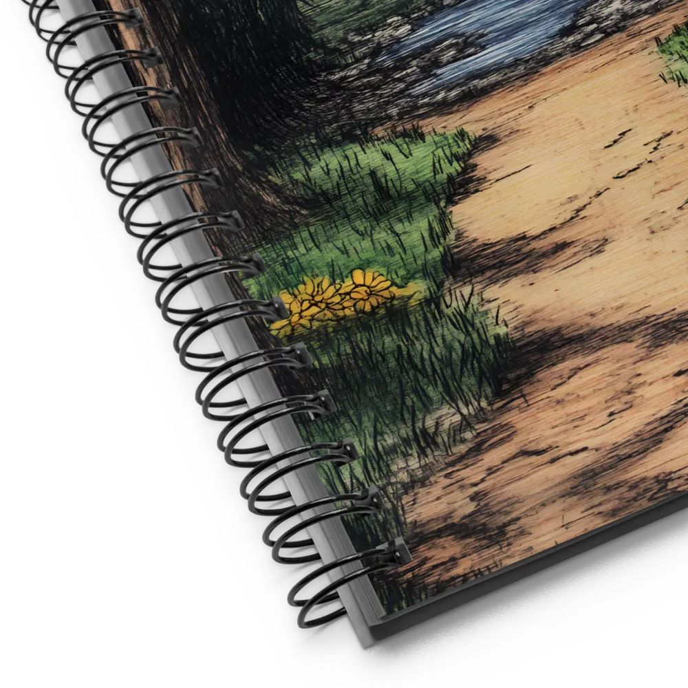 Pathway to Serenity | Spiral Notebook