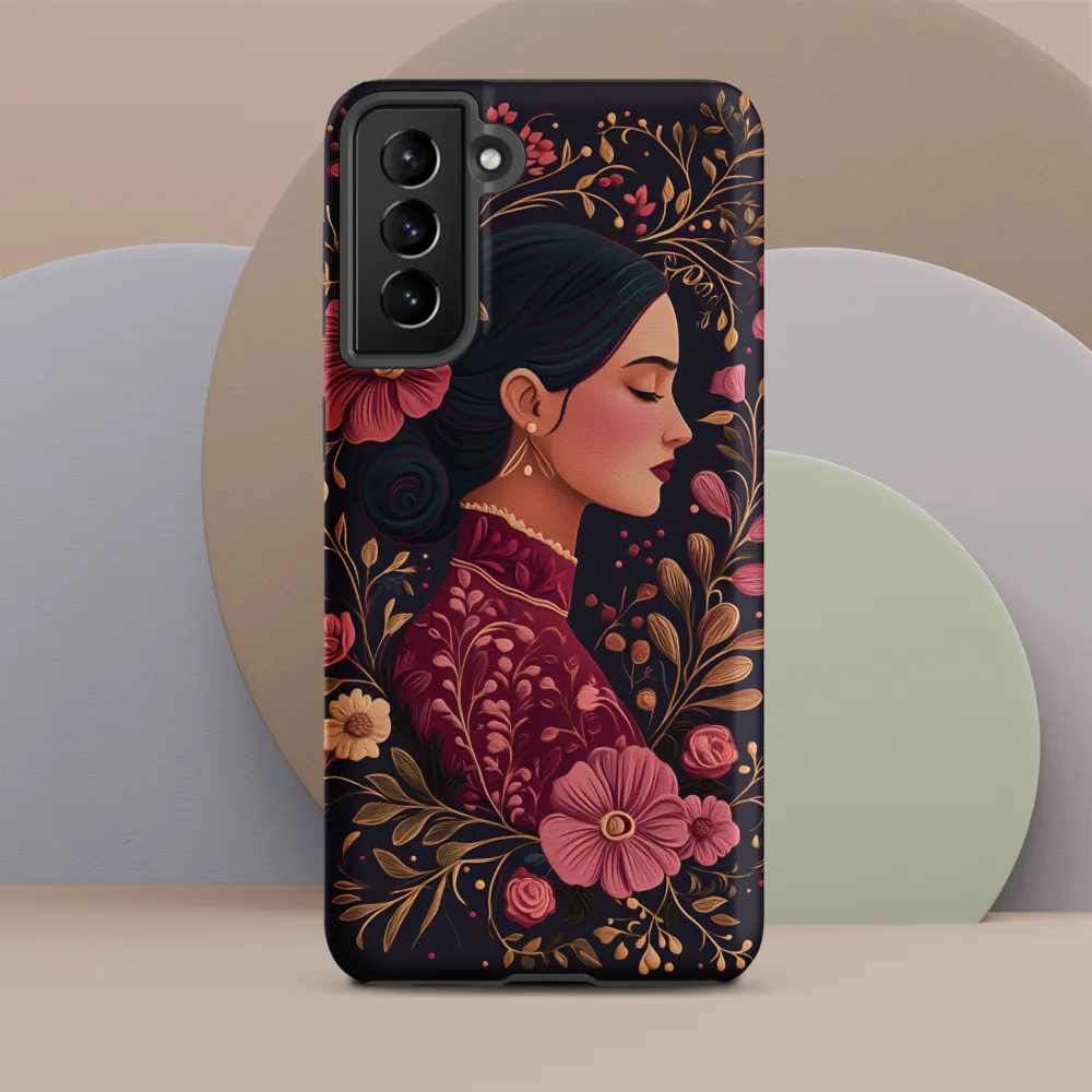 Portrait of Serenity | Phone Case |  S21 Plus | Tough Case | Matte