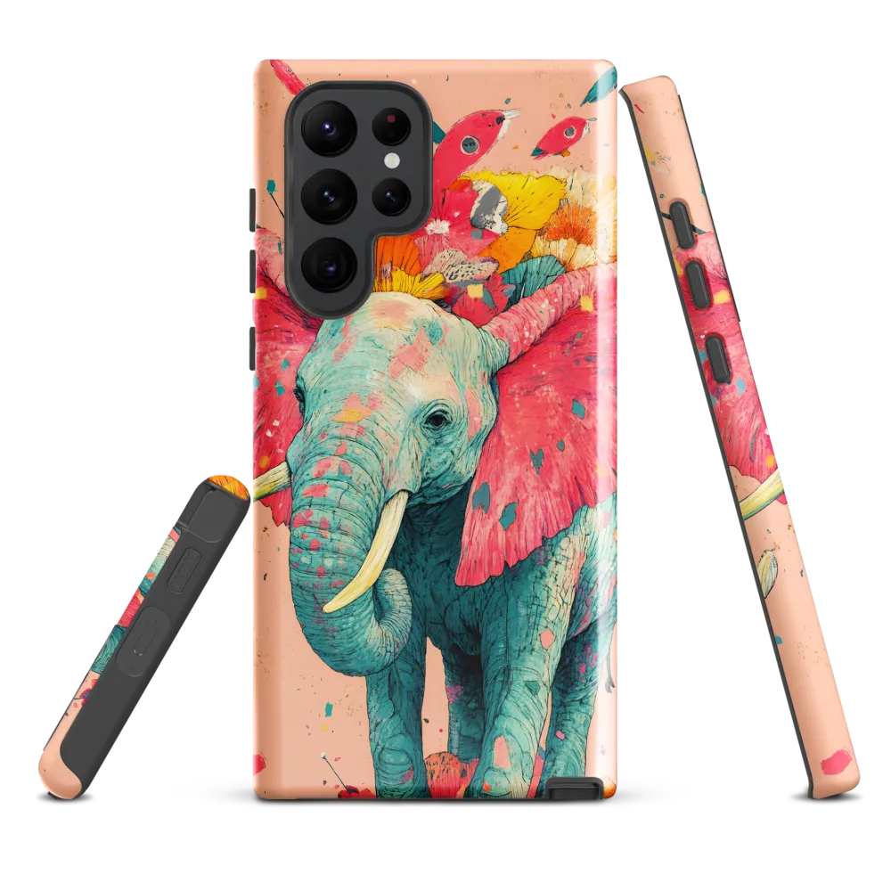 Whimsical Elegance: The Floral Elephant