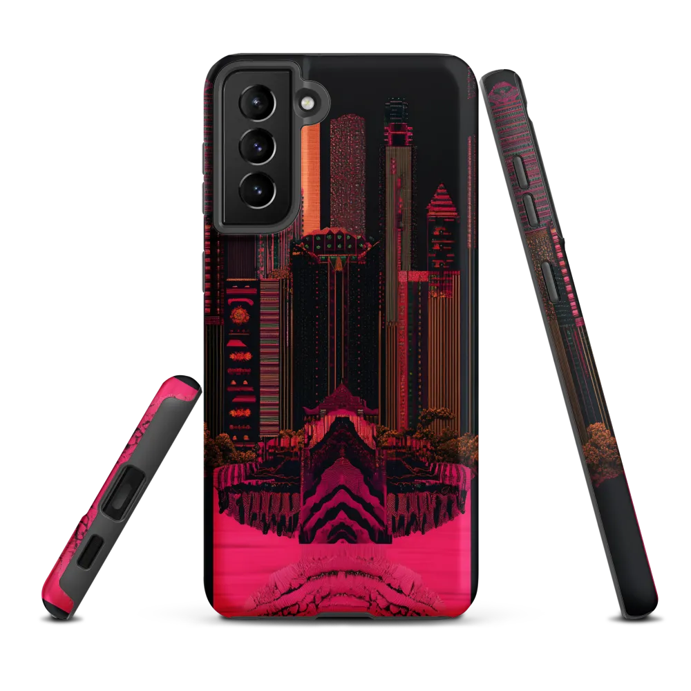 Urban Fusion: A Vibrant Dreamscape | Phone Case |  S21 Plus | Tough Case | Matte