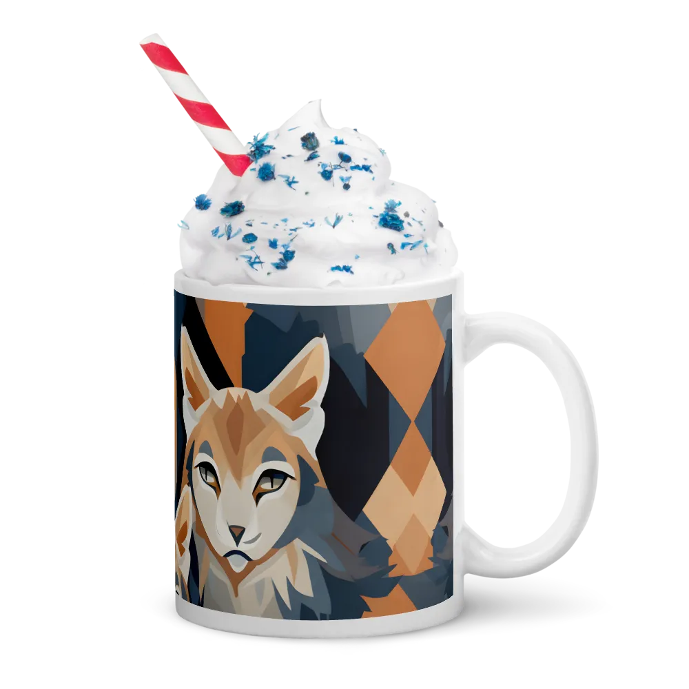 Elegance in Geometry: The Foxes | Mugs | Multiple Sizes & Colors