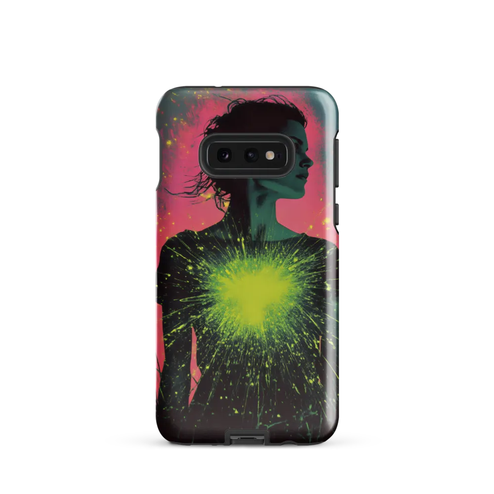 Cosmic Heart: A Surreal Portrait of Strength