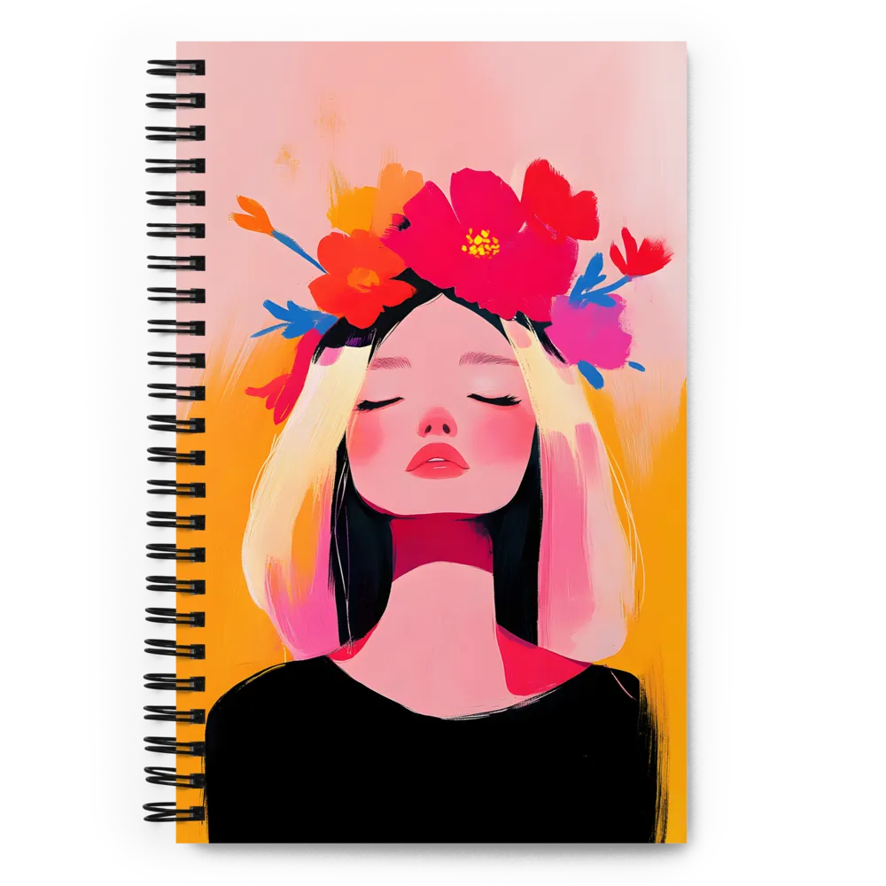 Floral Serenity | Spiral Notebook