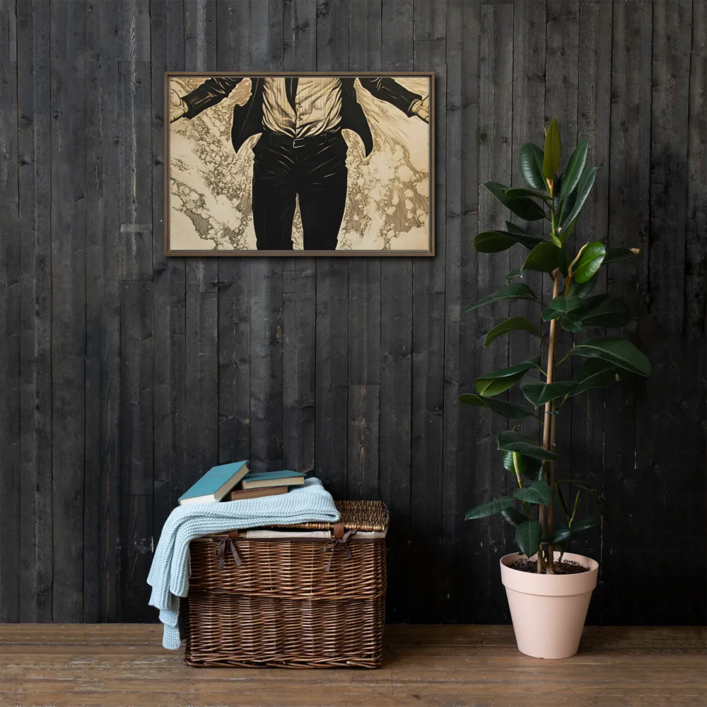 Ascendancy of the Spirit | Canvas with Brown Frame | 20″×30″