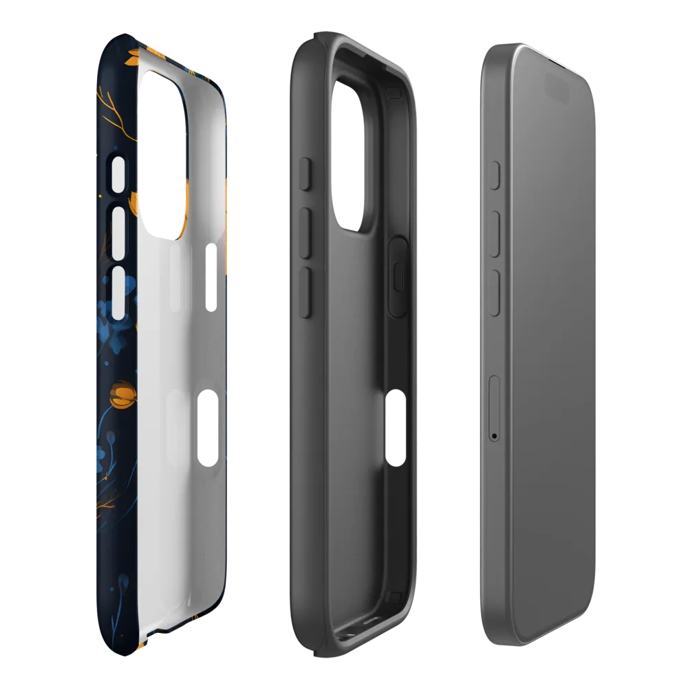 Nocturnal Blossoms | Phone Case |  16 Pro | Tough Case | Matte