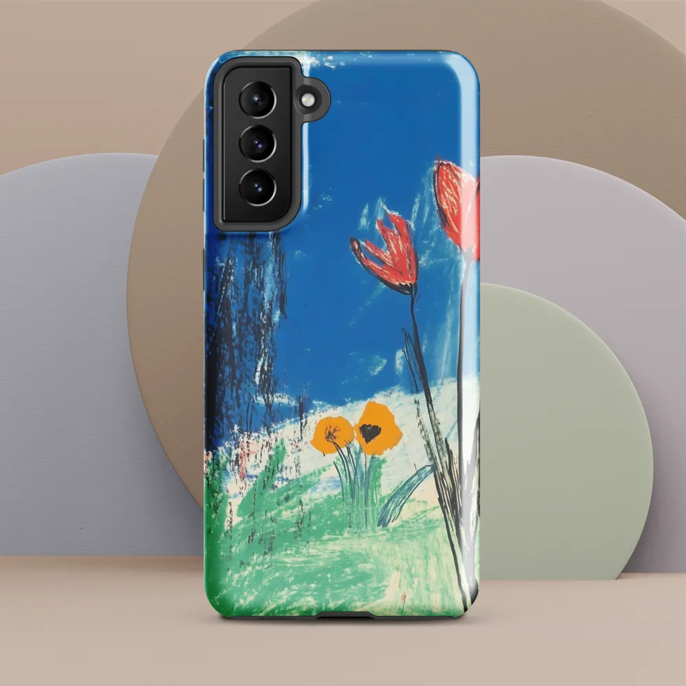 Joyful Blossoms in Blue