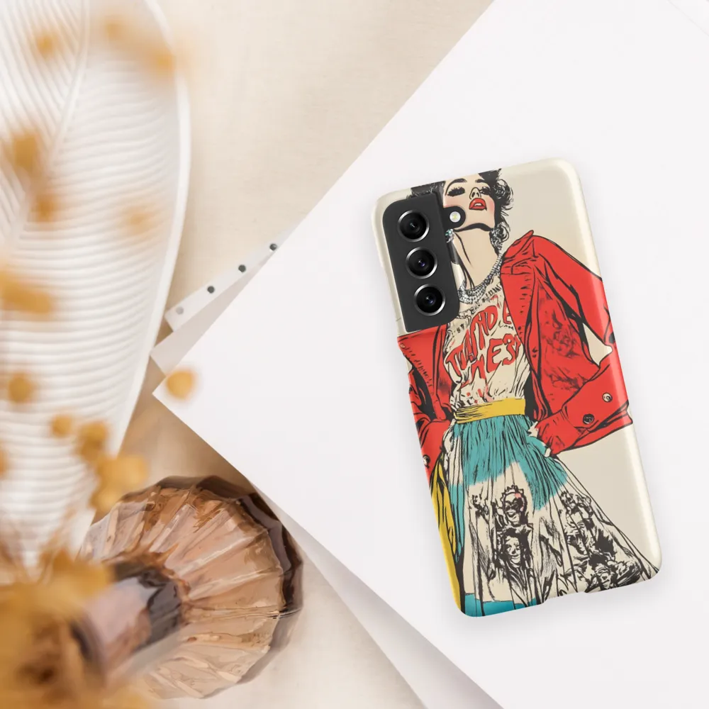 Vibrant Elegance: A Pop Art Fashion Statement