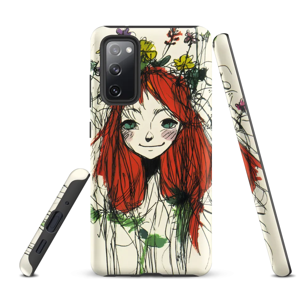 Whimsical Floral Portrait