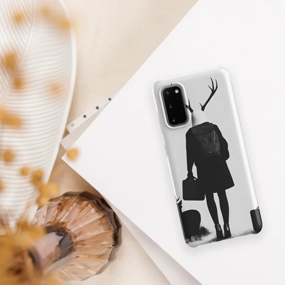 Antlered Reflections | Phone Case |  S20 | Snap Case | Matte