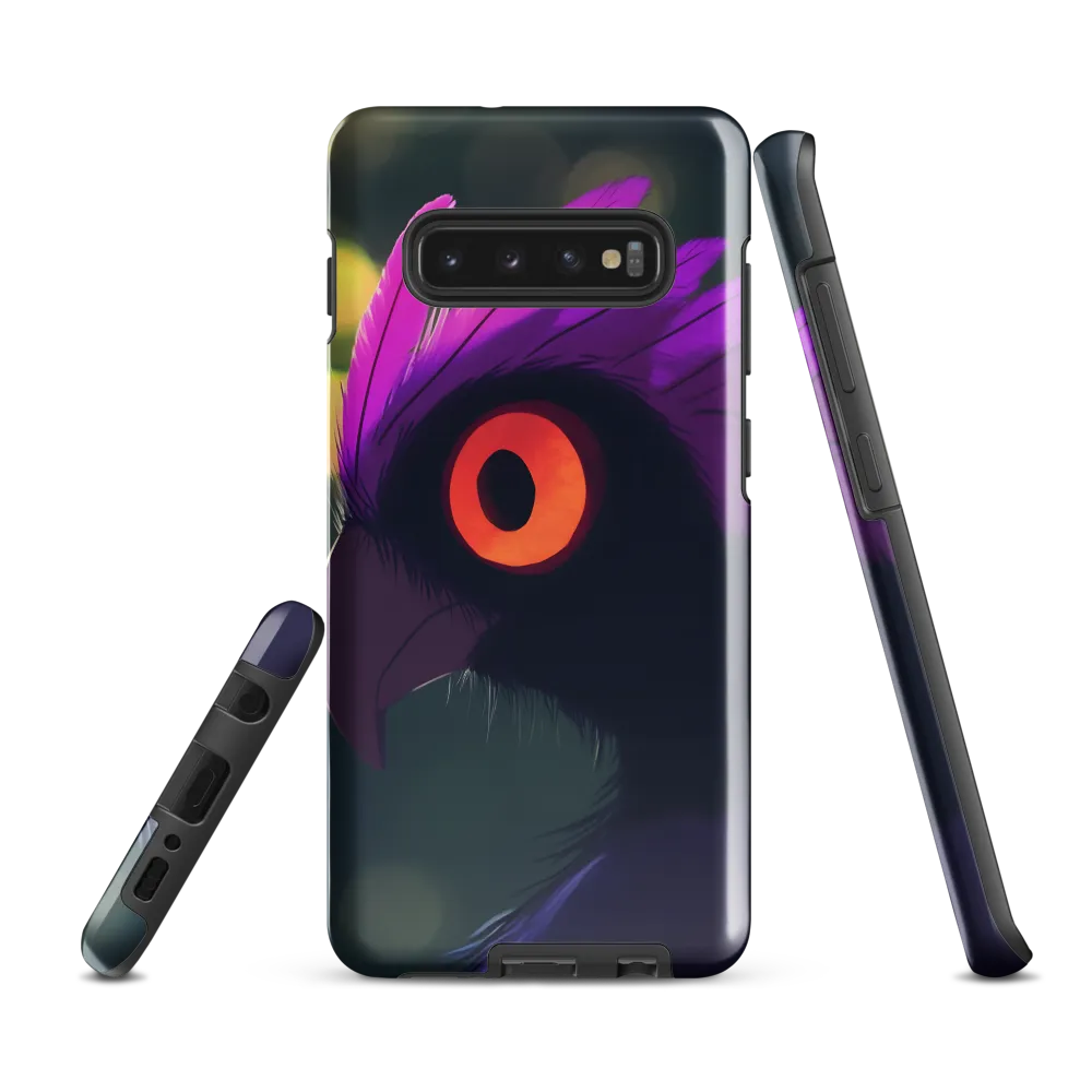 Mysterious Owl | Phone Case |  S10 Plus | Tough Case | Glossy