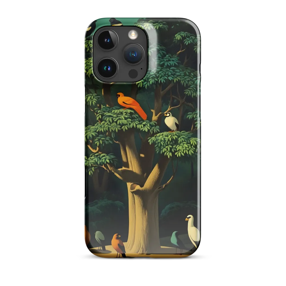 Harmony in Color: A Surreal Bird Symphony