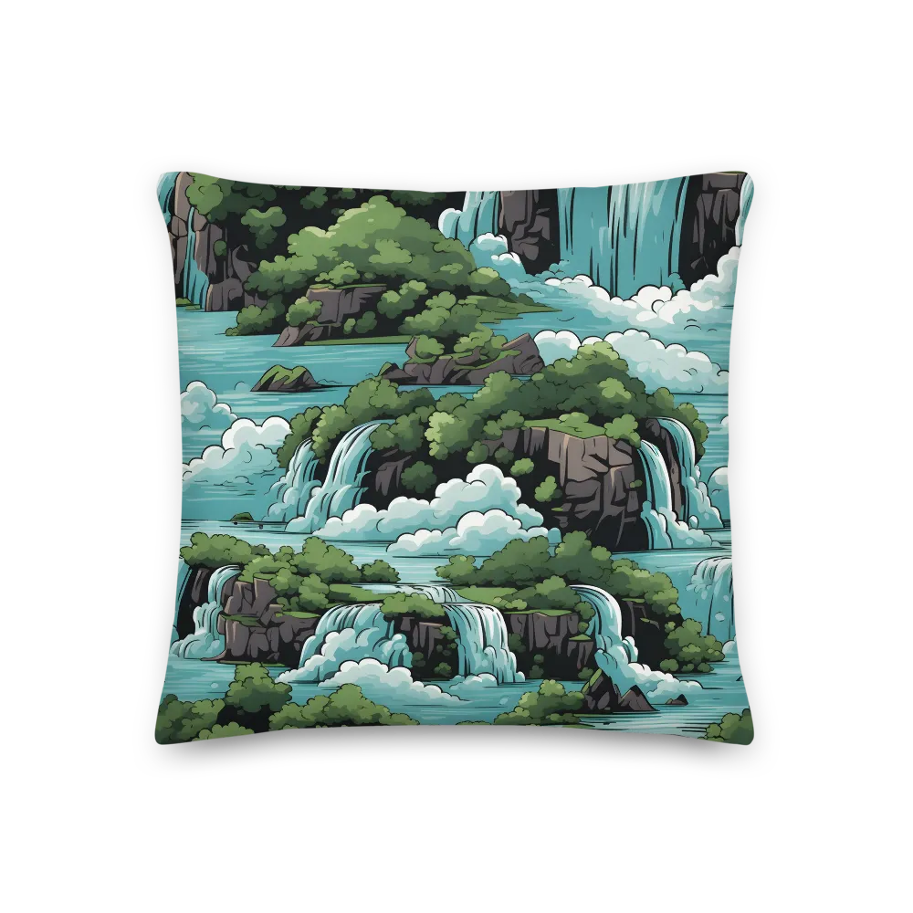 Harmonious Cascades | Pillow | 18″×18″