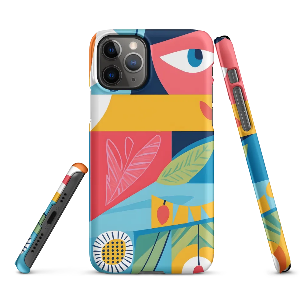 Vibrant Geometric Visage