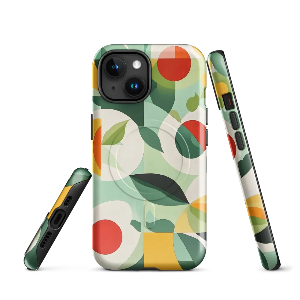 Harmony in Shapes: A Playful Abstract Design