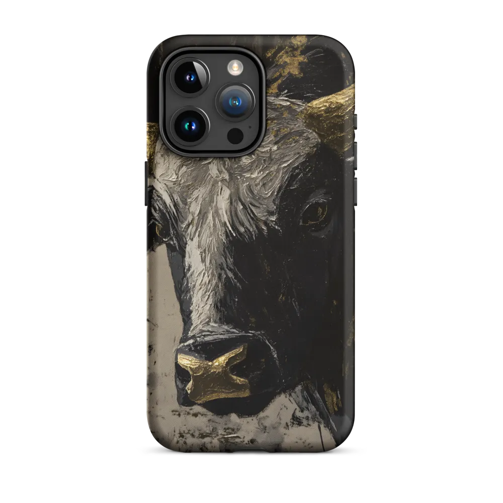 Majestic Bull: The Power in Black and Gold