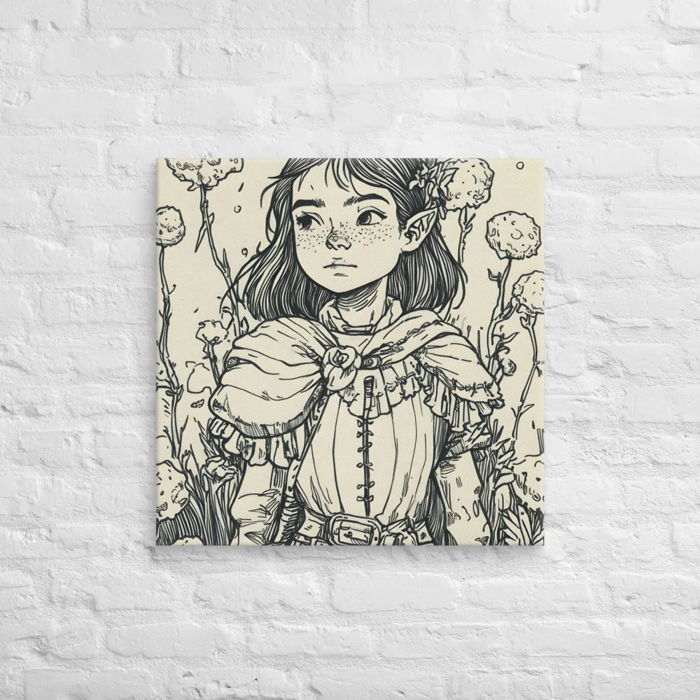 A Young Guardian of Nature | Canvas | 26″×26″