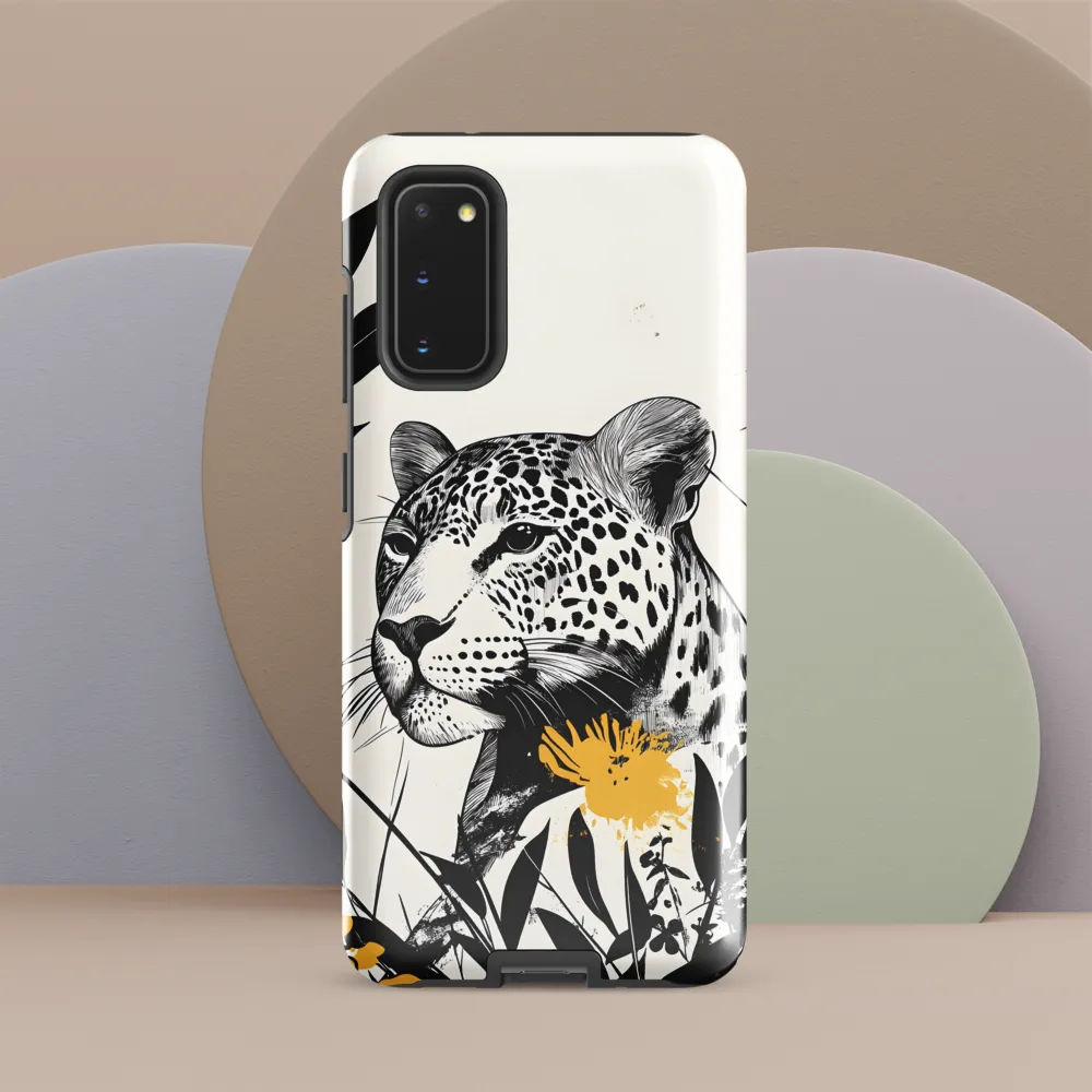 Majestic Leopard Amongst Flora