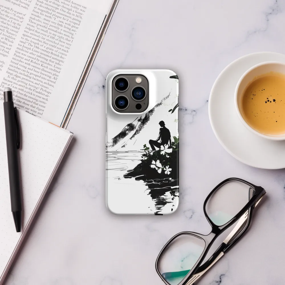 Contemplation by the Water | Phone Case |  14 Pro | Snap Case | Matte